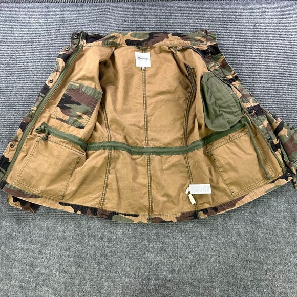 Madewell Camouflage Utility Jacket Women Small Lightweight Casual Outerwear Coat - Picture 3 of 16